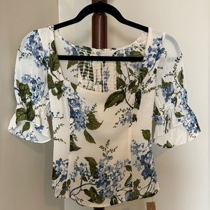 NWT Reformation Constance Top - Size 0 - Riviera